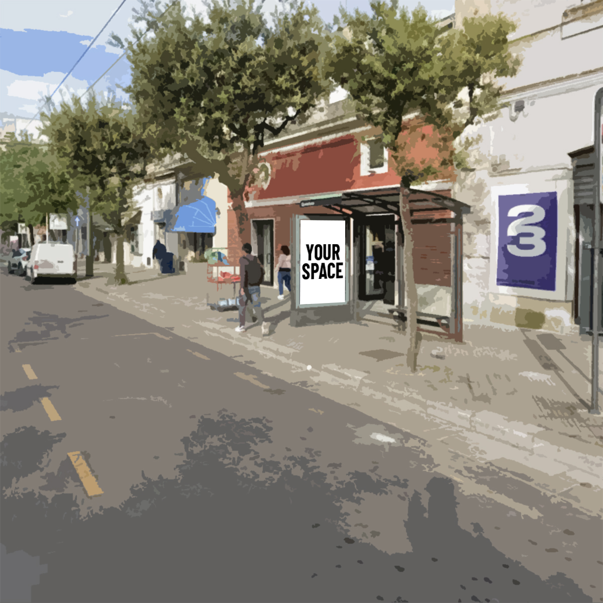 SPAZIO PUBBLICITARIO 180 x 120 Viale Otranto (LECCE) Dal 21/09/2026 al 15/11/2026 56 giorni